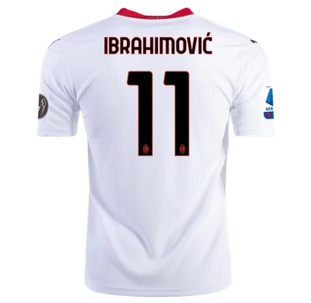 AC Milan Away Kit Soccer Jersey Zlatan Ibrahimovic #11 2020/21